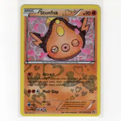 PokÃ©mon TCG Stunfisk RC12/RC25 Legendary Treasures Holo Uncommon Card EN-LP 2013 - Image 1
