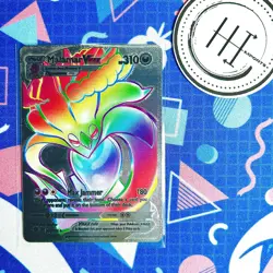 PokÃ©mon Malamar VMax Silver Foil Holo Textured Fan Art Card Nintendo - Image 1