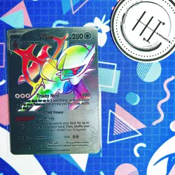 PokÃ©mon Arceus VStar Silver Foil Holo Textured Fan Art Card Nintendo - Image 1
