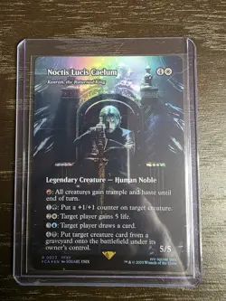 Noctis Lucis Caelum - Final Fantasy MTG - Borderless Foil - Image 1