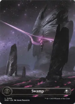 Swamp (0264) (Borderless) Edge of Eternities Regular - NM MTG EOE - Image 1