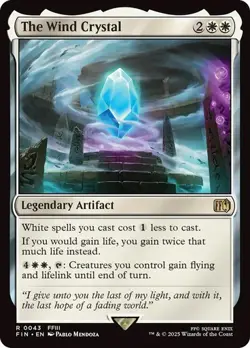 MAGIC THE GATHERING FINAL FANTASY THE WIND CRYSTAL (RARE) R 43 FIN MTG FCA TCG - Image 1