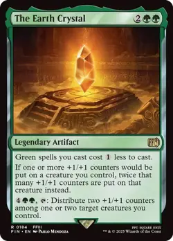 MAGIC THE GATHERING FINAL FANTASY THE EARTH CRYSTAL (RARE) R 184 FIN MTG FCA TCG - Image 1