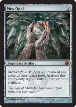 Slightly Played, English - 1 x MTG Mox Opal Scars of Mirrodin - Image 1