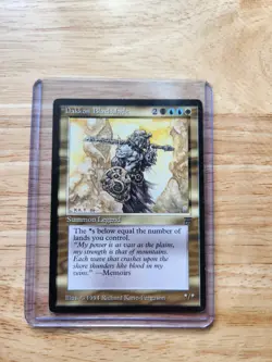 MTG Magic the Gathering Dakkon Blackblade Legends Rare Card - Image 3