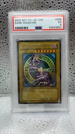YUGIOH PSA 5 2002 Dark Magician SDY-006 Ultra Rare - Image 1