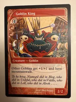 MTG Goblin King - Future Sight - Mystery Booster 2 NM - Image 1