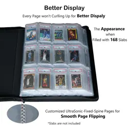 12 Pocket PSA Slab Binder, Holds 168 PSA Slabs, Graded Card Binder for PSA, C... - Image 4