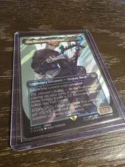 The Wandering Minstrel - Final Fantasy MTG - Borderless Surge Foil - Image 2