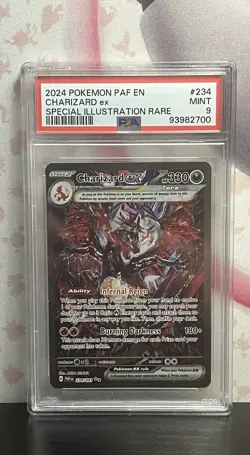 Pokemon PSA 9 Charizard ex 234/091 Sv: Paldean Fates Holo Nintendo 2024 - Image 1