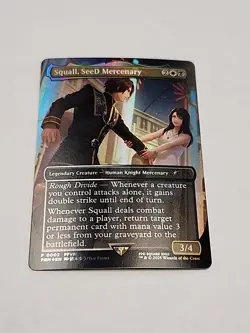 Mtg Magic Standard Showdown Promo Foil Squall, SeeD Mercenary Final Fantasy - Image 3