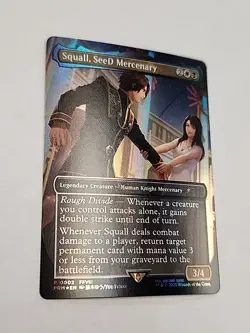 Mtg Magic Standard Showdown Promo Foil Squall, SeeD Mercenary Final Fantasy - Image 1