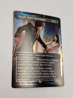 Mtg Magic Standard Showdown Promo Foil Squall, SeeD Mercenary Final Fantasy - Image 1
