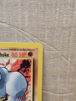 Giovanni's Machoke 42/132 1st Edition Gym Challenge Non-Holo Pokemon Card TCG - Image 4