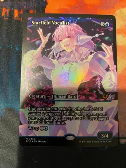 MTG Edge of Eternities Starfield Vocalist Showcase Foil - Image 1