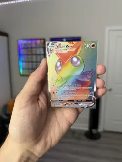 2021 Pokemon SWSH Victini VMAX (Secret) Rare 165/163 Battle Styles Full Art NM! - Image 3