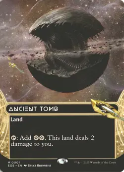 MTG Ancient Tomb (0001) *Non-Foil* Borderless Edge of Eternities Stellar NM/MT - Image 1