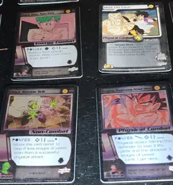 🔥 29 Holos Only - 2000's DragonBall Z TCG & Pokémon Mix Lot In Sleeves - RARE - Image 4