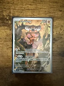 Pokémon TCG Black Bolt Landorus 131/086 Illustration Rare Pack Fresh ENGLISH NM - Image 1