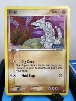 Pokemon Card TCG EX Unseen Forces Onix Stamped Reverse Holo 65/115 - Image 5