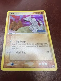 Pokemon Card TCG EX Unseen Forces Onix Stamped Reverse Holo 65/115 - Image 8