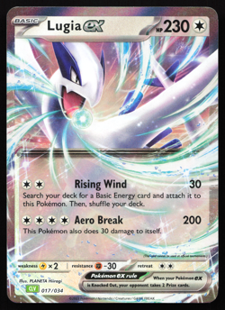 Lugia ex 017/034 Pokemon: Trading Card Game Classic Holo Near Mint - Image 3