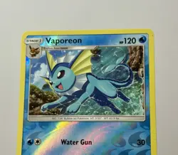 Vaporeon  18/68 (NM) Reverse Holo Sword & Shield: Hidden Fates 2019 Pokémon - Image 4