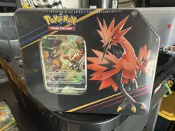 Pokemon TCG Crown Zenith Galarian Zapdos Tin - Image 2