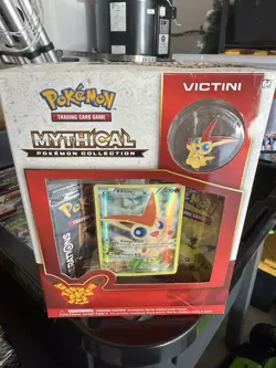 Victini Mythical Pin Collection Box, Pokemon XY Generations 20th Anniversary - Image 1