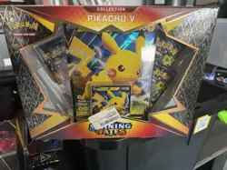 Pokemon TCG: Shining Fates Pikachu V Collection Box - Image 1