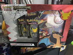 Pokemon Celebrations Lances Charizard V Collection Box - Image 1