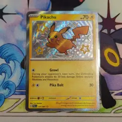 Pokémon Pikachu TCG Scarlet & Violet Paldean Fates Holo Card 131/091 - NM - Image 1