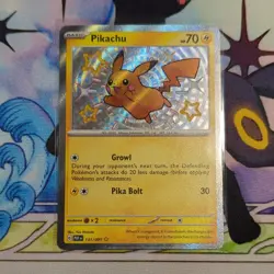 Pokémon Pikachu TCG Scarlet & Violet Paldean Fates Holo Card 131/091 - NM - Image 3