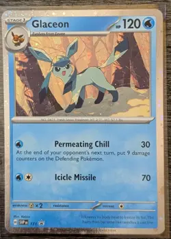 Glaceon | SVP 171 Cosmos Holo | W/Swirl Scarlet & Violet Black Star Promo | NM - Image 1