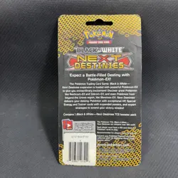 2012 Pokémon B&W Next Destinies Reshiram Factory Sealed Blister Pack Rare - Image 4