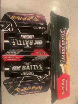 Brand New Sealed Pokémon Ex Battle Decks And Deoxy Deck And Zeraora deck - Image 3
