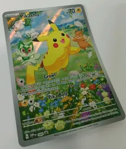 Pikachu SVP 088 Scarlet & Violet Black Star Promo Card Holo Pokemon Pika-Pika! - Image 2
