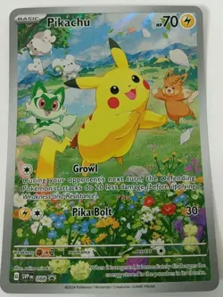 Pikachu SVP 088 Scarlet & Violet Black Star Promo Card Holo Pokemon Pika-Pika! - Image 4