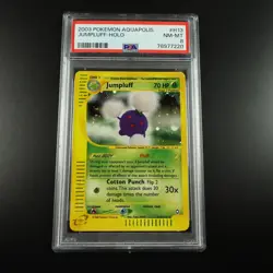 PSA 8 Jumpluff H13/H32 Aquapolis E Series Holo Rare Graded Pokemon Card - Image 4