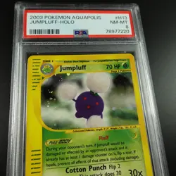 PSA 8 Jumpluff H13/H32 Aquapolis E Series Holo Rare Graded Pokemon Card - Image 5