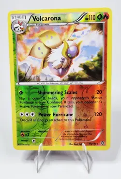 Volcarona #15 – Reverse Holo Rare - Steam Siege 2016 Pokémon XY TCG - Image 1