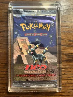 2001 Pokemon Neo Discovery (1st Edition) Booster Pack (Umbreon) Factory Sealed! - Image 4