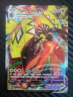 Pokémon TCG Tapu Koko VMAX Sword & Shield Battle Styles 051/163 Holo Ultra VLP - Image 1