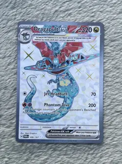 Pokémon TCG Dragapult EX SV-Twilight Masquerade Holo Ultra Rare Card 200/167 NM - Image 3