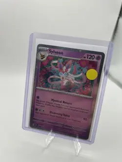 Pokemon Sylveon 172 SV Prismatic Evolution Promo Cosmos Holo NM Condition - Image 2