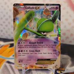 Gallade EX XY45 Black Star Promo Ultra Rare Holo Pokemon Card 2015 TCG XY LP/MP - Image 1