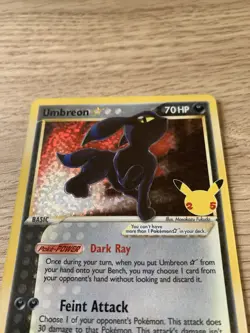 Umbreon Gold Star 17/17 Celebrations Classic Collection Pokemon Card - Image 20