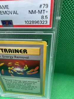 1999 Pokemon Game Base Super Energy Removal 1st Edition Shadowless PSA 8.5 NM-MT - Image 14