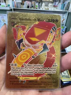 Lot Of 20 Golden Pokemon Fan Art Cards • Charizard, Pikachu, Lapras - Image 12