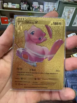 Lot Of 20 Golden Pokemon Fan Art Cards • Charizard, Pikachu, Lapras - Image 13